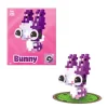 Plus-Plus Pets Bunny, kit med 39 bitar som blir en söt liten kanin! | Barn Byggleksaker