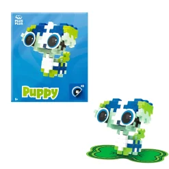Barn Plus-Plus Pets Puppy, kit med 37 bitar som blir en hundvalp!