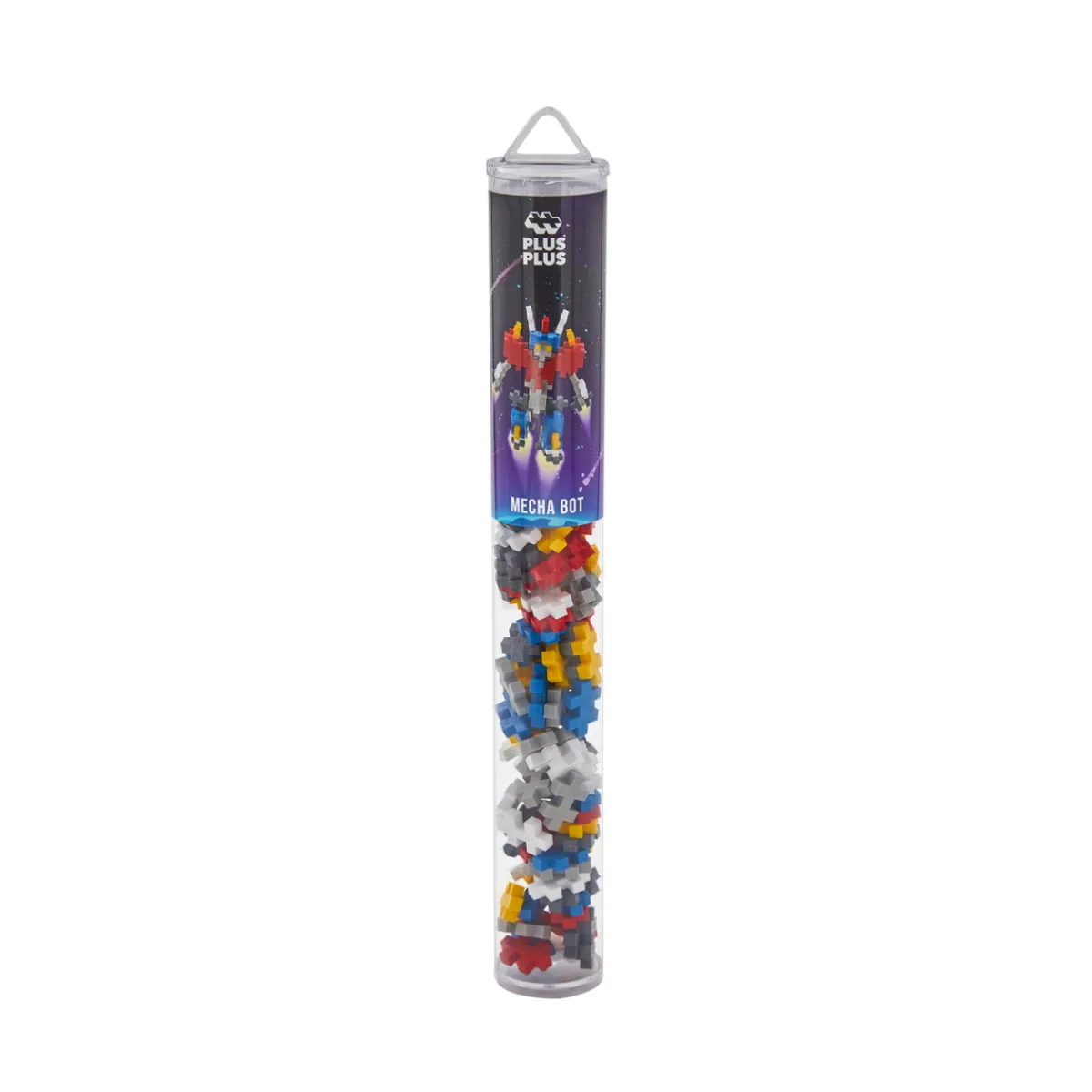 Barn Plus-Plus Tube Mecha Bot, tub med 100 bitar som blir en robot!