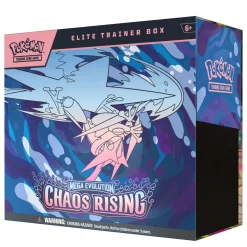 Barn Pokemon Pokémon TCG Mega Evolution Chaos Rising Trainer Box med 9 booster-packs!