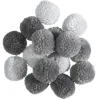 Panduro Hobby Pom Pom grå mix 15 st | Piprensare & Pompombollar