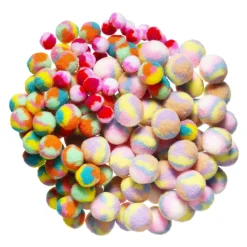 Panduro Hobby Pom Pom mix flerfärgade, Ø15-25 mm, 150 st. | Piprensare & Pompombollar
