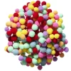 Panduro Hobby Pom Pom mix pastellfärger mini, Ø5–7 mm, 400 st.