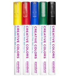 Barn Creative Colors Porslinspennor 5-pack Basfärg