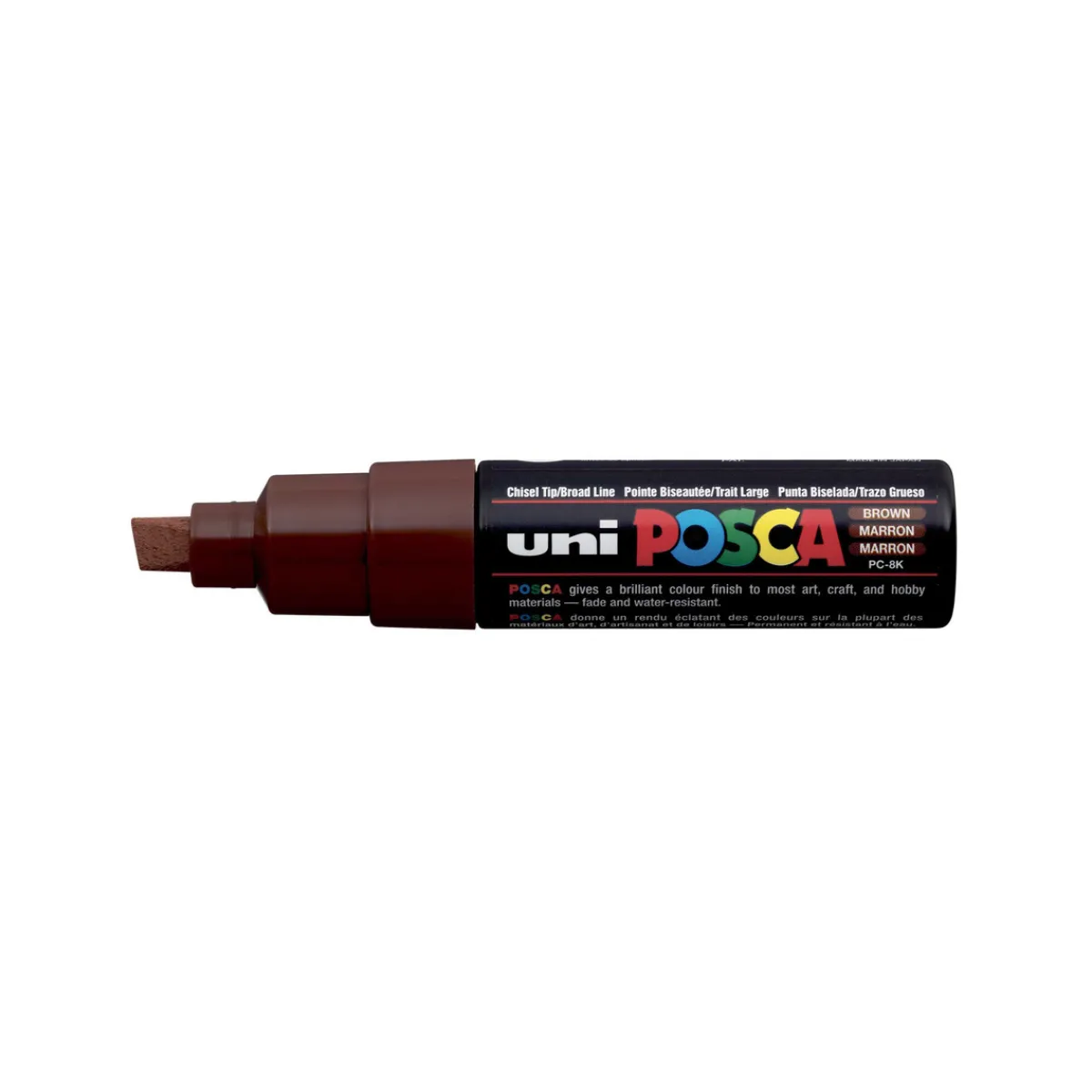 Posca PC-8K Brown 45 (8 mm broad tip / chisel) | Tuschpennor & Markers