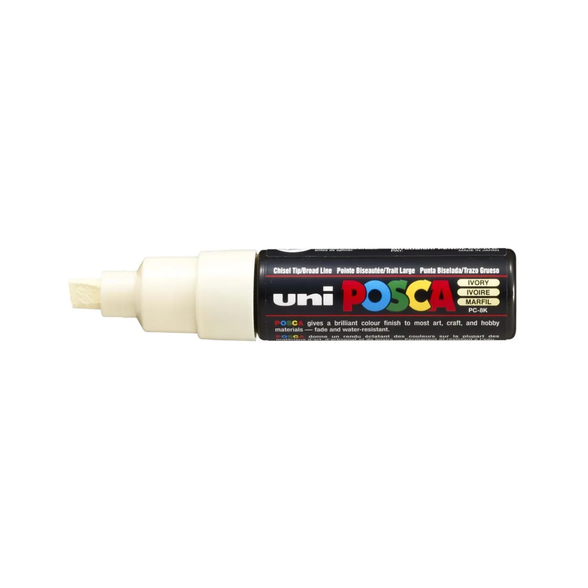 Posca PC-8K Ivory 19 (8 mm broad tip / chisel) | Tuschpennor & Markers