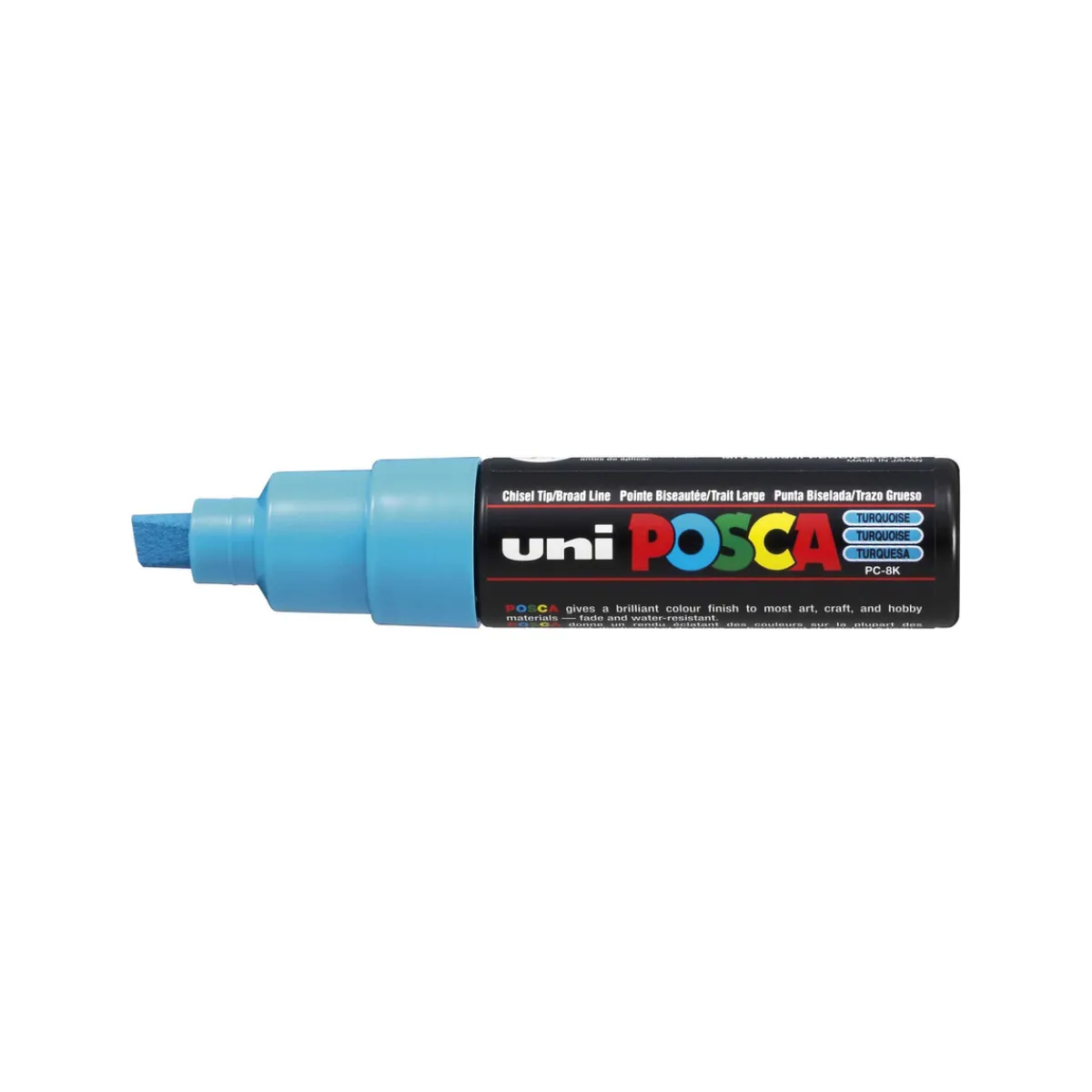 Posca PC-8K Turquoise 51 (8 mm broad tip / chisel) | Tuschpennor & Markers