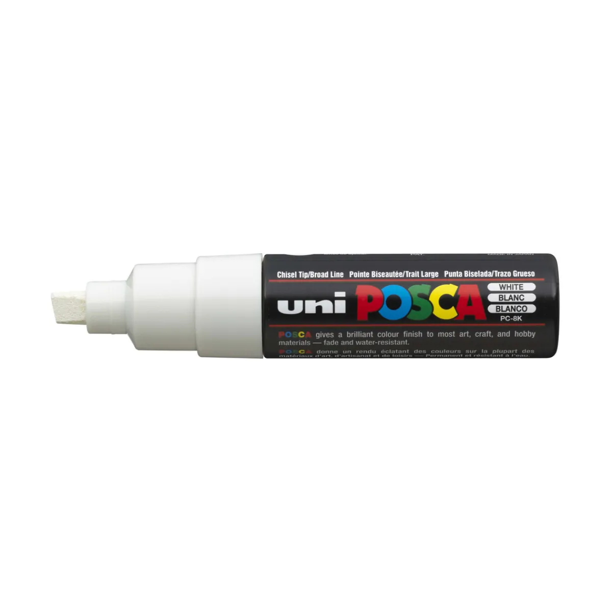 Posca PC-8K White 52 (8 mm broad tip / chisel)