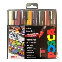 Posca PC-5M Deep Colours 8-pack