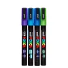 Posca PC3MLx4 glitter kall mix