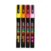 Posca PC3MLx4 glitter varm mix | Tuschpennor & Markers