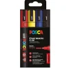 Posca PC-5M 4-pack Basic (1,8-2,5 mm) | Tuschpennor & Markers
