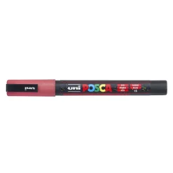 Posca PC-3M Red glitter 40 (0,9-1,3 mm) | Tuschpennor & Markers