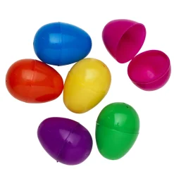 Panduro Hobby Öppningsbara plastägg mix 6 st | Dekorägg & Tillbehör