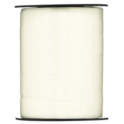 Panduro Hobby Presentband 150 meter på rulle, 1,5 cm brett – glänsande ivory / elfenben | Presentband