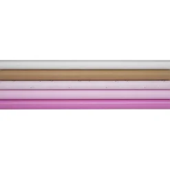 Panduro Design Presentpapper 5-pack rosa mix med bröst & kraftpapper – 5×2m, 57 cm bredd | Present- & Julklappspapper