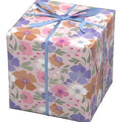 Panduro Design Presentpapper på rulle 10 m × 57 cm – en stillsam och vacker blomsteräng | Present- & Julklappspapper