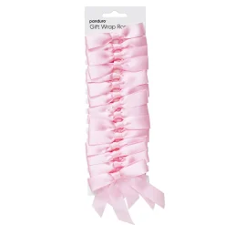 Panduro Hobby Presentrosetter, rosetter av satin, rosa 15 st. | Presentdekor