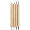 Kreatima Präglingsverktyg och lerverktyg av metall, 5-pack, längd 13 cm