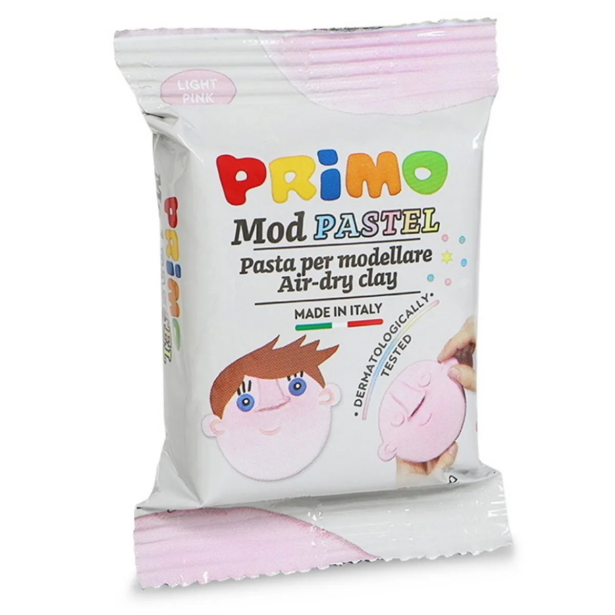Barn Primo lufttorkande lera, pastellrosa 250 g