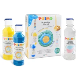 Barn Primo Slime Lab Metallic – 2×240 ml metallic slimefärg + 240 ml slime-aktiverare