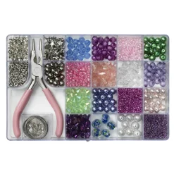 Panduro Jewellery Pärl-kit med massor av pärlor och smyckestillbehör + tråd och kombitång