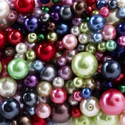 Panduro Jewellery Pärlmix glas färgmix 130 g | Glaspärlor