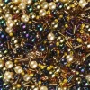Panduro Jewellery Pärlmix glas guld 120 g