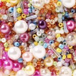 Panduro Jewellery Pärlmix glas pastell 120 g