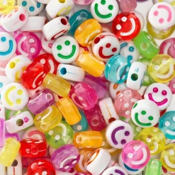 Barn Panduro Hobby 160 pärlor med smileys – färgmix