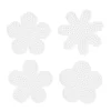 Barn Panduro Iron Beads Pärlplatta Midi blommor 4-pack Ø10 cm, små blommor – för våra rörpärlor som är Ø5 mm