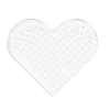 Panduro Iron Beads Pärlplatta Midi litet hjärta, 8×7,5 cm – för våra rörpärlor som är Ø5 mm | Barn Rörpärlor Midi