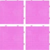 Barn Panduro Iron Beads Pärlplatta Midi 4-pack rosa kvadrater, byggbara, 15×15 cm – för våra rörpärlor som är Ø5 mm
