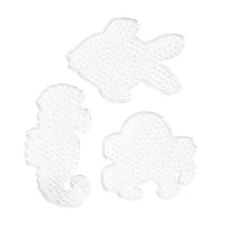 Barn Panduro Iron Beads Pärlplatta Midi 3-pack – sjöhäst, fisk och bläckfisk – för våra rörpärlor som är Ø5 mm
