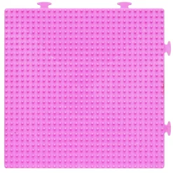Panduro Iron Beads Pärlplatta Midi rosa kvadrat, byggbar, 15×15 cm – för våra rörpärlor som är Ø5 mm | Barn Rörpärlor Midi