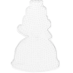 Barn Panduro Iron Beads Pärlplatta Midi stor prinsessa, 10,5×15,5 cm – för våra rörpärlor som är Ø5 mm