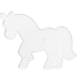 Barn Panduro Iron Beads Pärlplatta Midi unicorn enhörning, 18,5×14 cm – för våra rörpärlor som är Ø5 mm