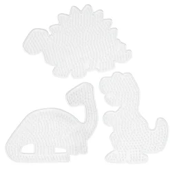 Barn Panduro Iron Beads Pärlplattor Midi 3-pack – 3 olika dinosaurier – för våra rörpärlor som är Ø5 mm