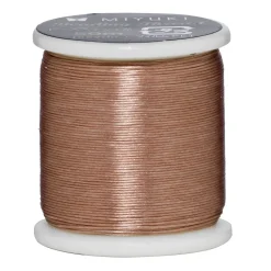MIYUKI Pärltråd 50 meter – blush – 0,2 mm i diameter, tillverkad av 100% nylon | Nylontråd
