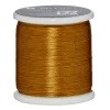 MIYUKI Pärltråd 50 meter – guld – 0,2 mm i diameter, tillverkad av 100% nylon