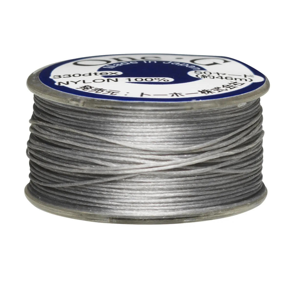 TOHO Beads Japan Pärltråd TOHO silver, 46 meter – 0,2 millimeter i diameter | Nylontråd