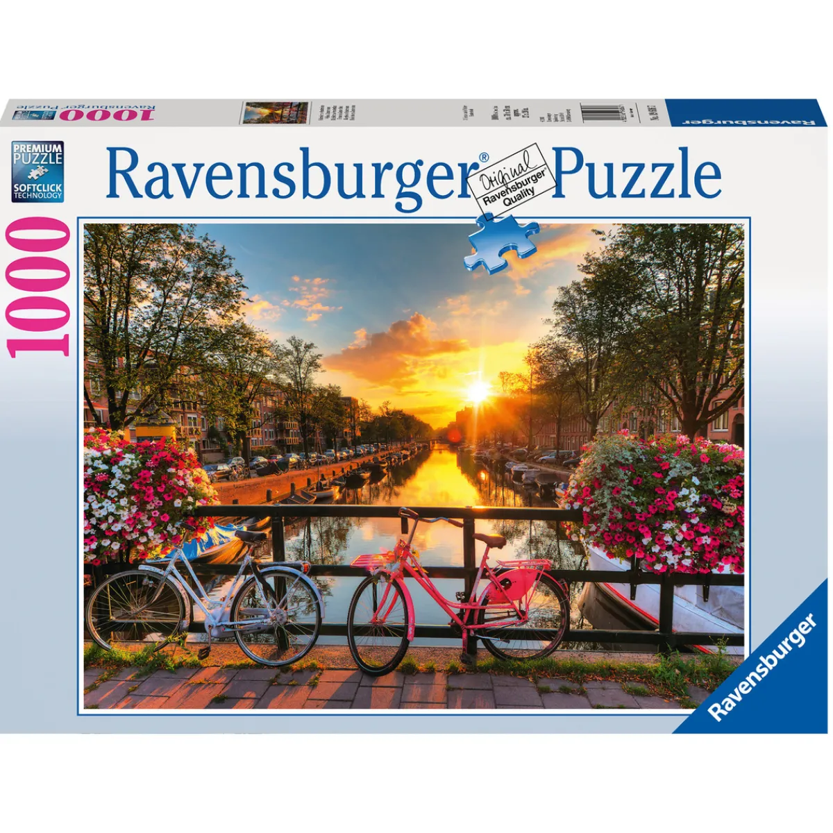 Ravensburger Pussel Bicycles Amsterdam 1000 | Barn Pussel