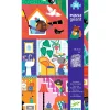 Barn Djeco Pussel Little Buddies House, stort barnpussel med 36 stora bitar, 65×86 cm