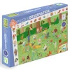 Djeco Pussel Little Friends Garden, barnpussel med 35 bitar, 61×38 cm | Barn Barnpussel