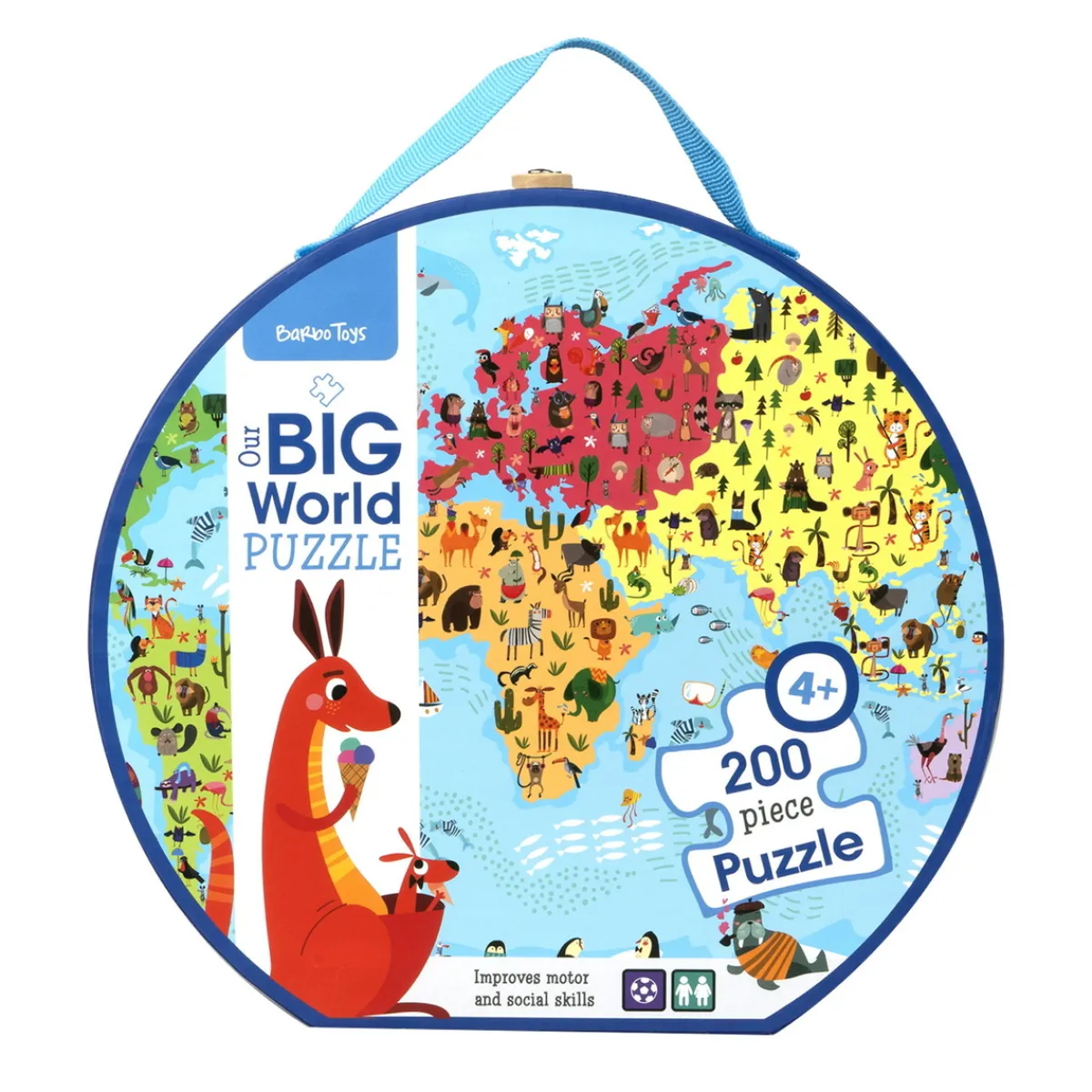 Barn Barbo Toys Pussel - Our big world