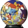 Barn Pokemon Pussel Pokémon 3D pusselboll, ett helt runt pussel som blir 12,9 cm i diameter
