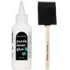 Panduro Hobby Puzzle Saver Set, 100 ml pussellim + skumgummipensel 50 mm | Speciallim