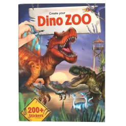Barn TOPModel Pysselbok Create your dino zoo, RAWRR dinosaurier! 22×30 cm, 24 sidor +200 stickers
