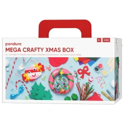 Barn Panduro Hobby Pyssellåda Mega Crafty Xmas Box, otroligt mycket roligt julpyssel!