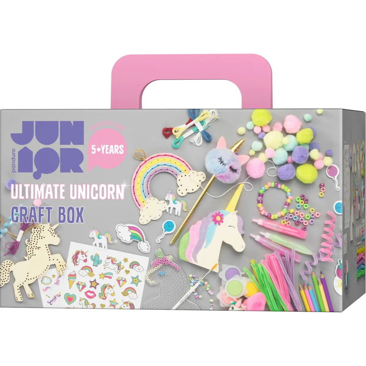 Panduro Hobby Pyssellåda Ultimate Unicorn Craft Box – en tokrolig låda med galet mycket enhörning! | Barn Pyssellådor